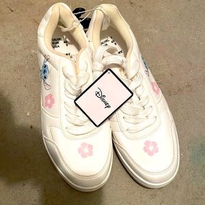 Lilo & stitch white sneakers size 9